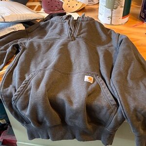 Carhartt Charcoal Half-Zip Sweatshirt